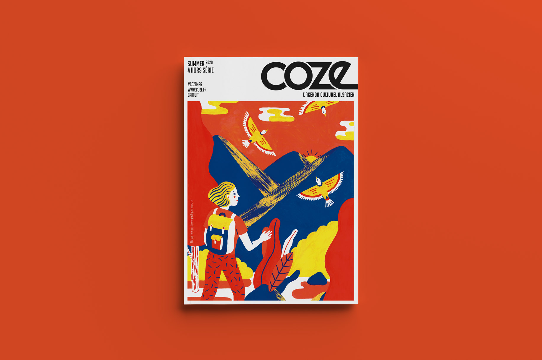 Illustration pour Coze magazine : couverture