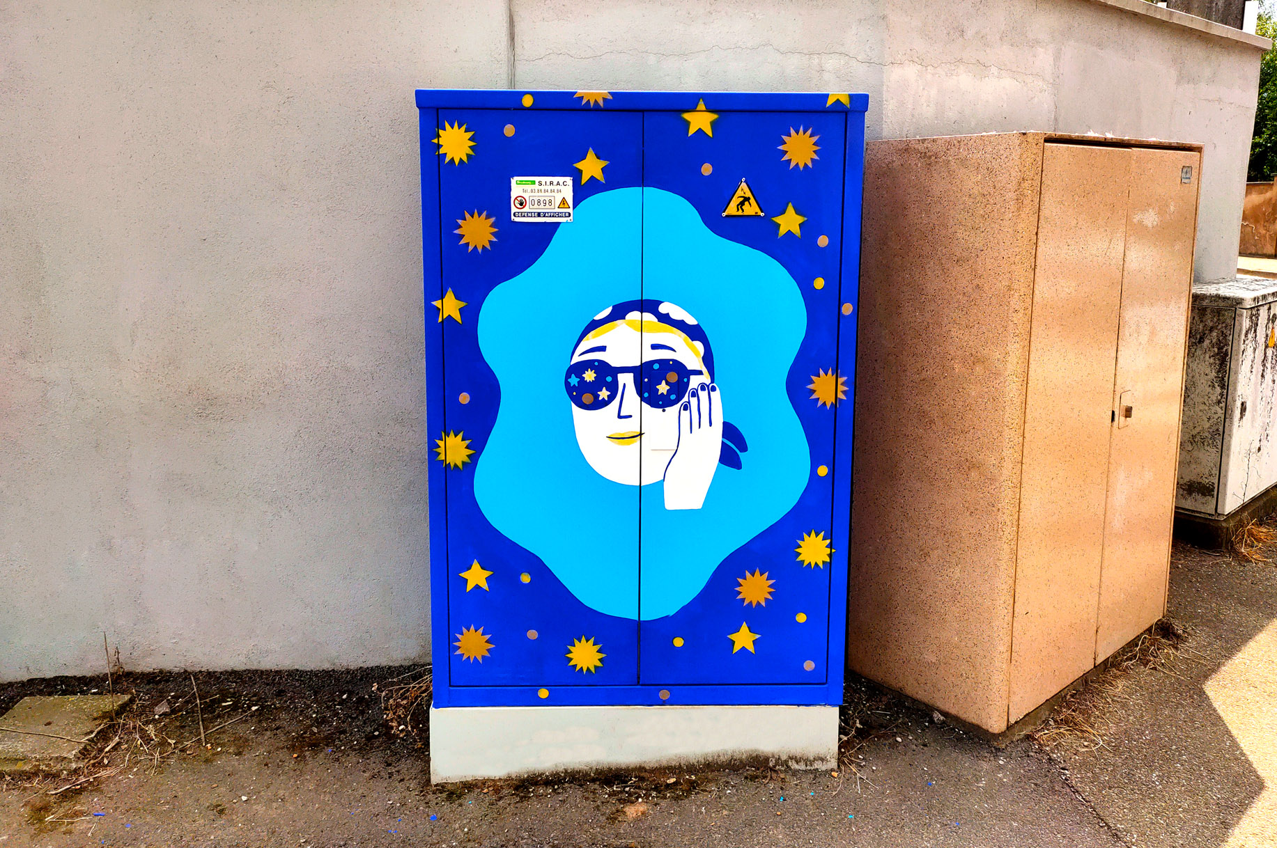 Fresque réalisée pour Colors Urban Arts dans le cadre de la fête de l'Europe