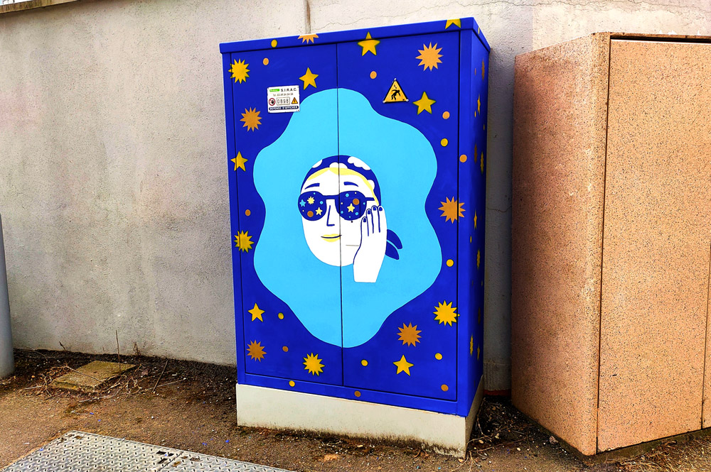 fresque réalisée pour Colors Urban Arts dans le cadre de la fête de l'Europe 2025 