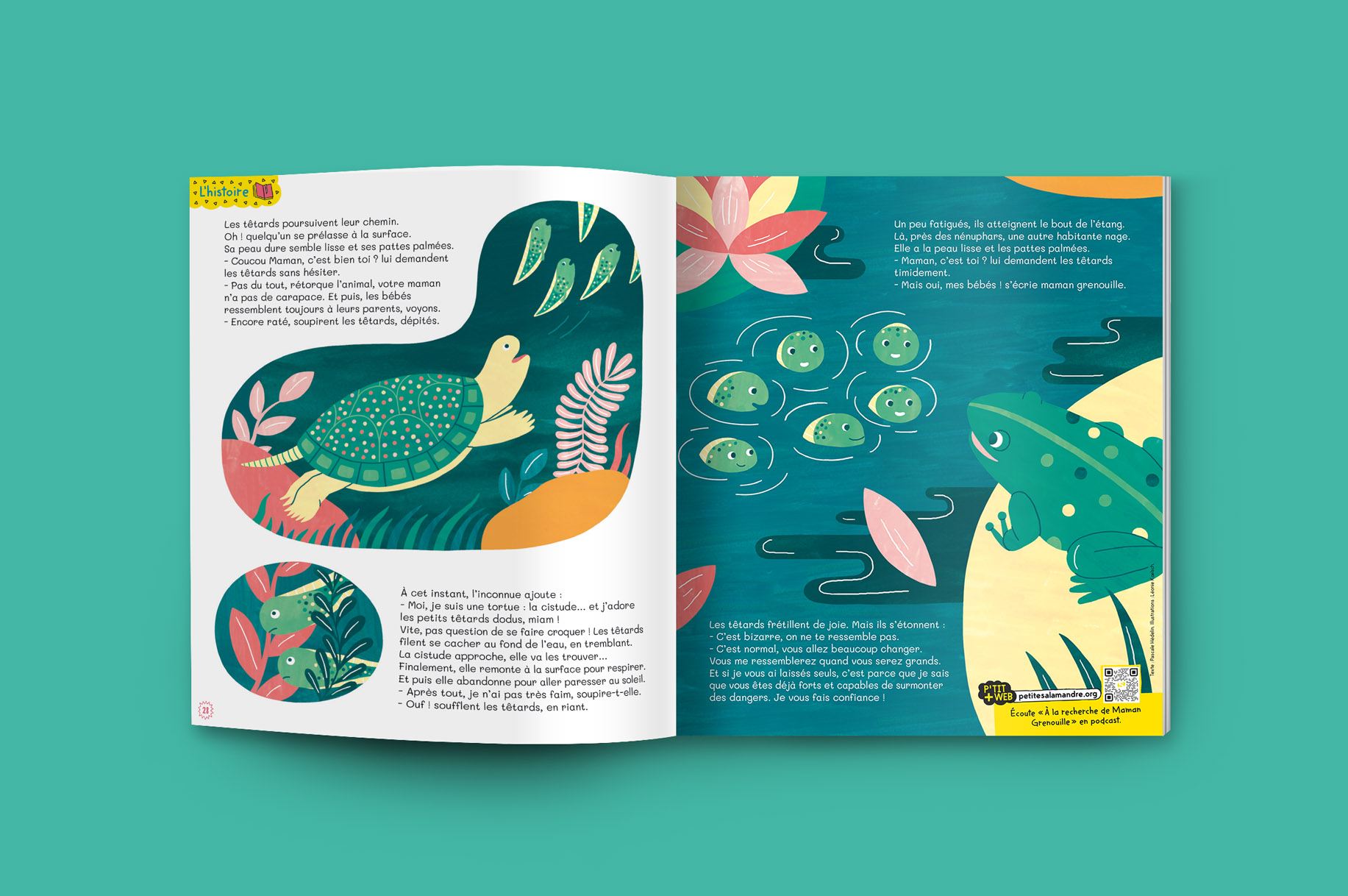 illustrations pour le magazine jeunesse La petite salamandre