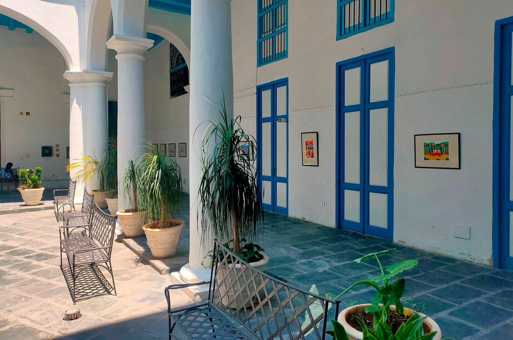 exposition des illustrations de Léonie Koelsch à la galerie d'art de Cuba