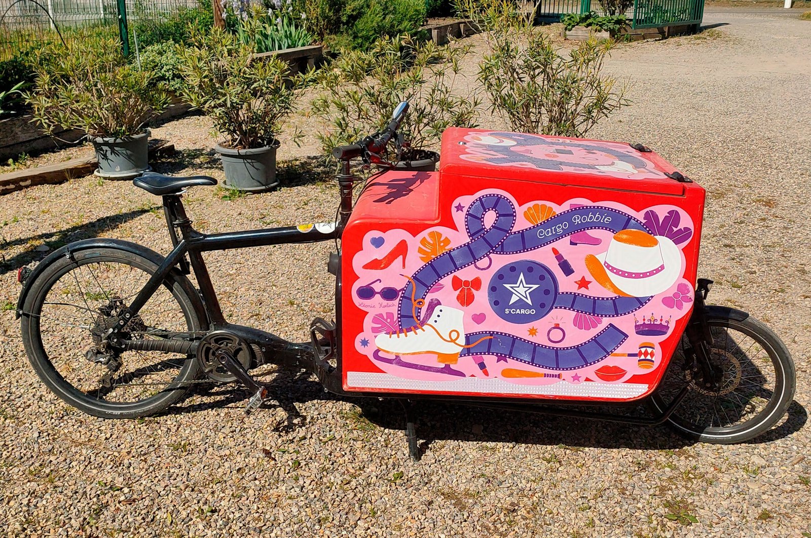 illustration pour le vélo-cargo de l'association S'cargo à Strasbourg