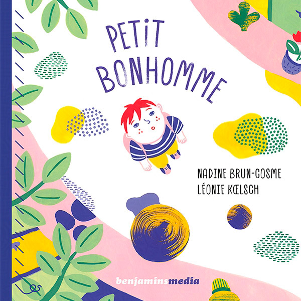 illustration de couverture de l'album jeunesse petit bonhomme, livre publié chez la maison d'édition Benjamins media