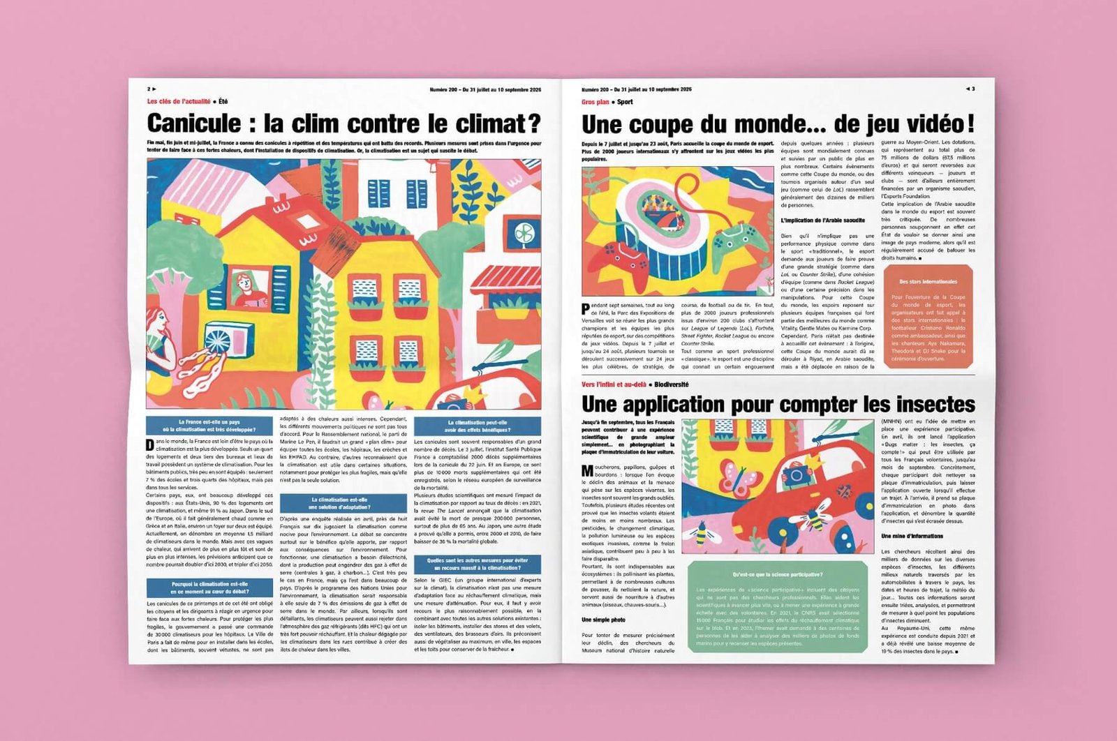 Pages intérieures illustrées du journal Albert numéro 200
