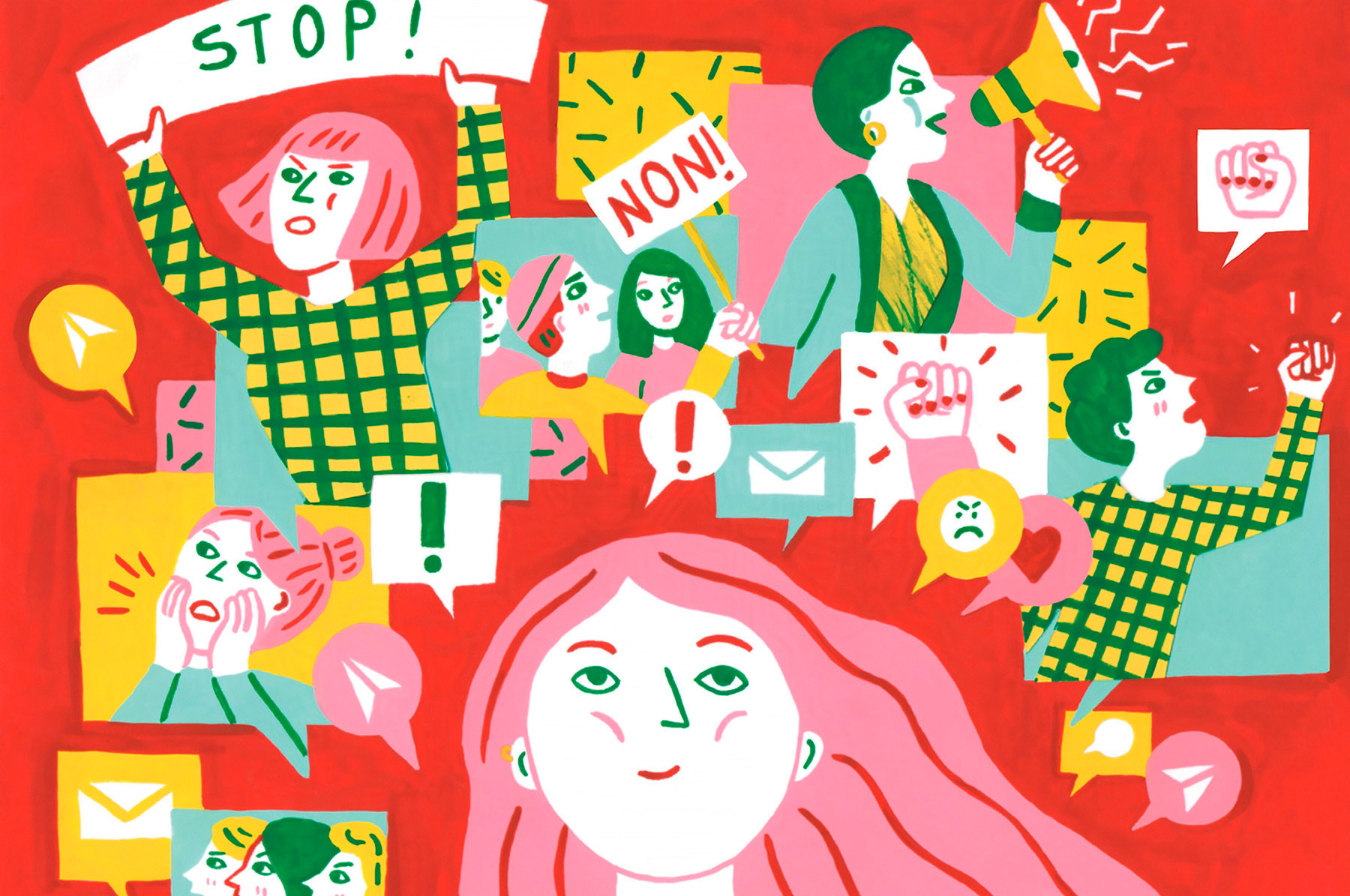 pages intérieures illustrées de la revue Les cahiers du Social Media Club